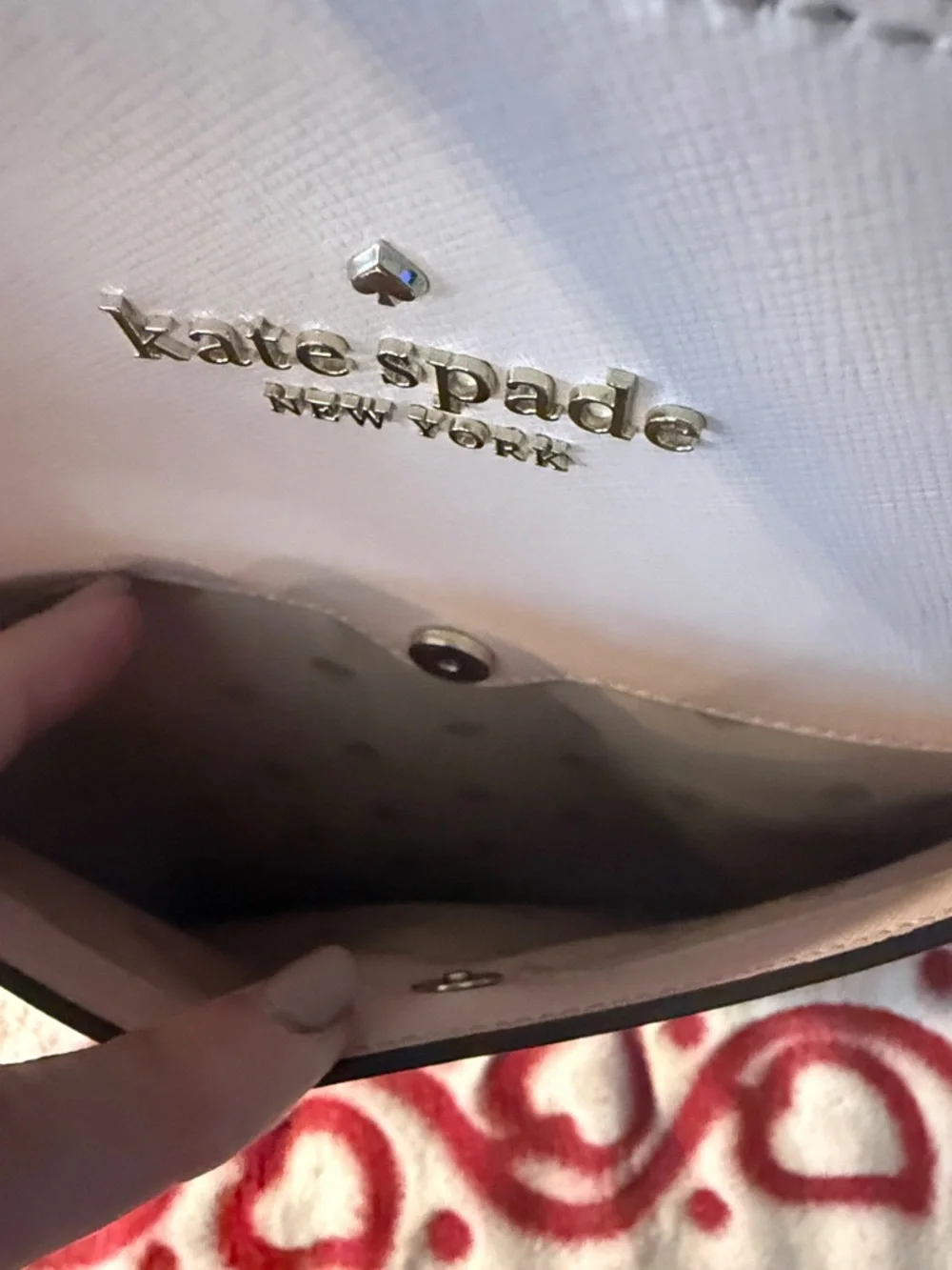 Kate Spade Pale Pink Saffiano Leather Backpack Excellent Condition - Picture 3 of 9